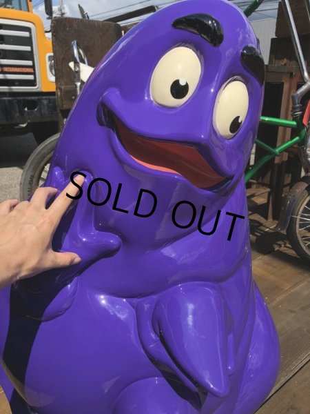 画像8: Vintage Mcdonald's Playland Grimace Statue (B463） (8)