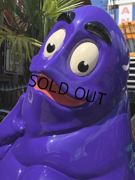 画像7: Vintage Mcdonald's Playland Grimace Statue (B463） (7)