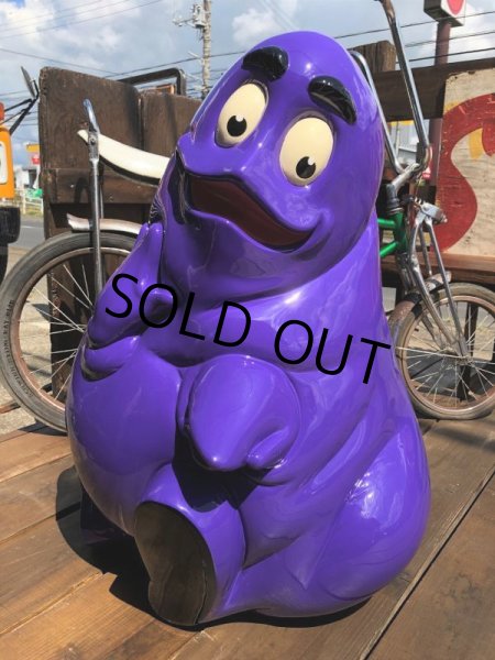 画像6: Vintage Mcdonald's Playland Grimace Statue (B463） (6)