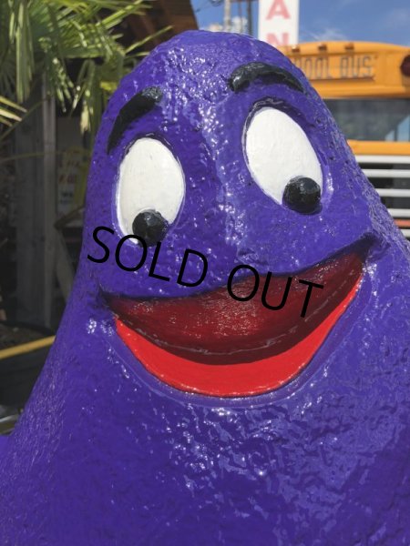 画像7: Vintage Mcdonald's Playland Grimace Statue (B464） (7)