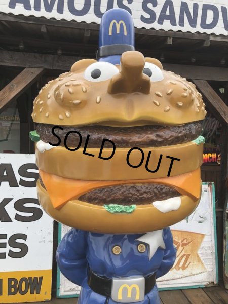 画像9: Vintage Mcdonald's Playland Officer Big Mac Police Statue (B466） (9)