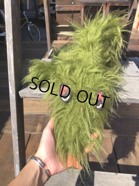 画像3: 60s Vintage 60s Psychedelic Hippie Green Snake Carnival Prize Plush (B467） (3)