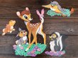 画像2: Vintage Dolly Toy Pin Ups Wall Decor Bambi Complete Set (B482) (2)