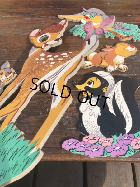 画像5: Vintage Dolly Toy Pin Ups Wall Decor Bambi Complete Set (B482) (5)