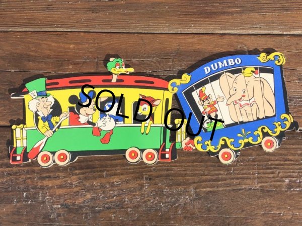 画像4: Vintage Dolly Toy Pin Ups Wall Decor Casey Jr. Circus Train Complete Set (B484) (4)