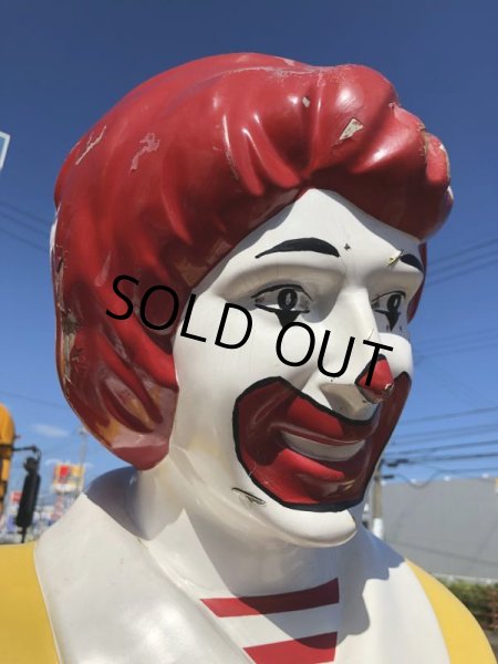 画像2: Vintage Ronald McDonald Store Display Life Size Statue  (B484) (2)
