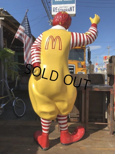 画像10: Vintage Ronald McDonald Store Display Life Size Statue  (B484) (10)
