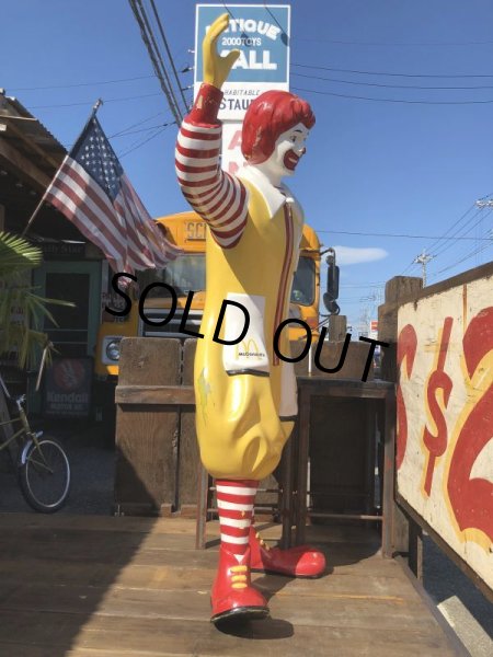 画像7: Vintage Ronald McDonald Store Display Life Size Statue  (B484) (7)