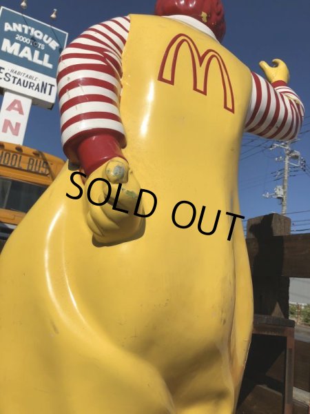 画像12: Vintage Ronald McDonald Store Display Life Size Statue  (B484) (12)