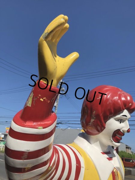 画像6: Vintage Ronald McDonald Store Display Life Size Statue  (B484) (6)