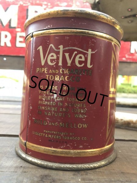 画像3: Vintage Cigarette Tabacco Can Velvet (B485)   (3)