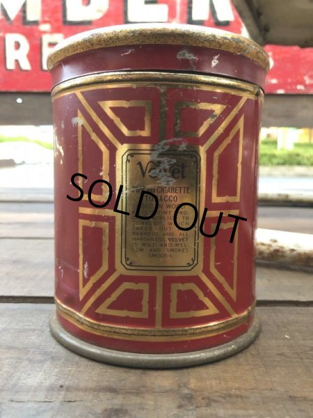 画像2: Vintage Cigarette Tabacco Can Velvet (B485)   (2)