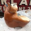 画像6: 1950s  Fine Ent Inc. U.S.A Chipmunk Pottery Dresser Caddy (B487) (6)