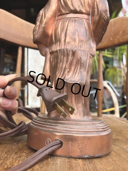 画像6: Vintage 50s Disney DAVY CROCKETT Lamp (B493) (6)