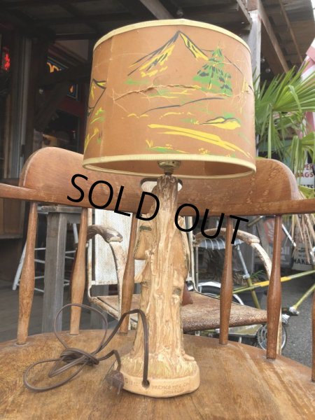 画像4: Vintage 50s Disney DAVY CROCKETT Lamp (B492) (4)