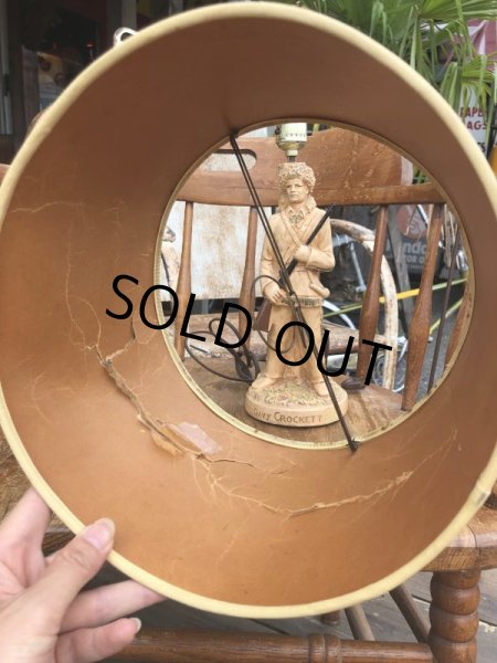 画像13: Vintage 50s Disney DAVY CROCKETT Lamp (B492) (13)