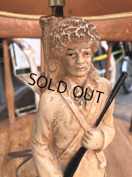 画像7: Vintage 50s Disney DAVY CROCKETT Lamp (B492) (7)