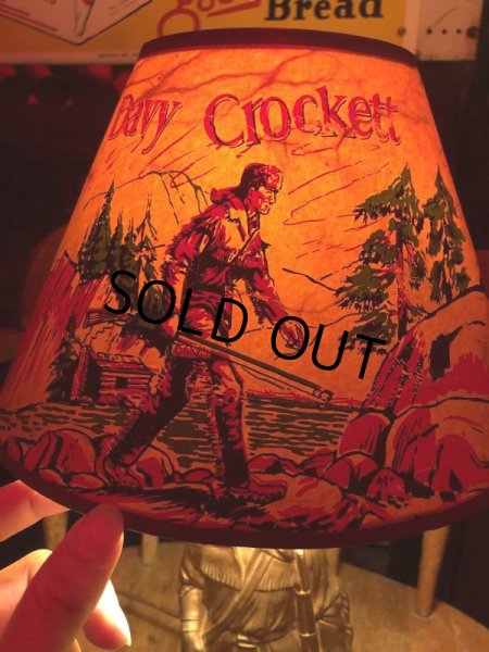 画像19: Vintage 50s Disney DAVY CROCKETT Lamp (B493) (19)