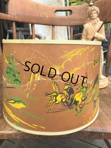 画像12: Vintage 50s Disney DAVY CROCKETT Lamp (B492) (12)