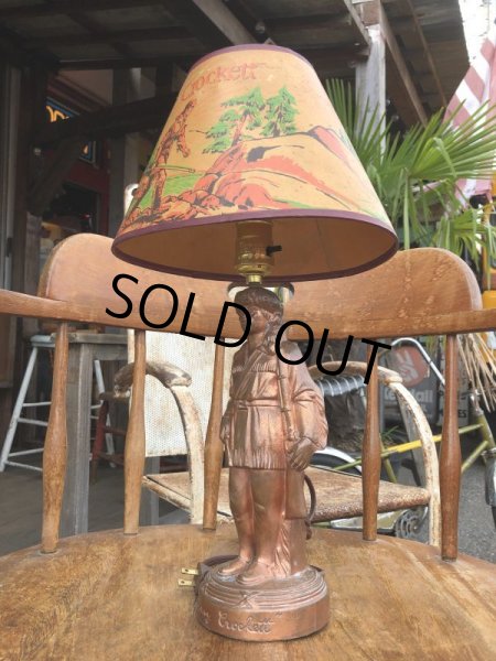 画像3: Vintage 50s Disney DAVY CROCKETT Lamp (B493) (3)