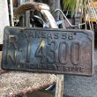 画像1: 50s Vintage License Plates RN 14300 (B531)  (1)