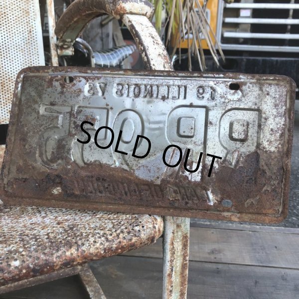 画像2: 70s Vintage License Plates RR 955 (B512)  (2)