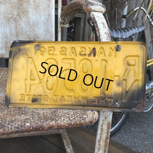 画像2: 50s Vintage License Plates RN 18584 (B527)  (2)