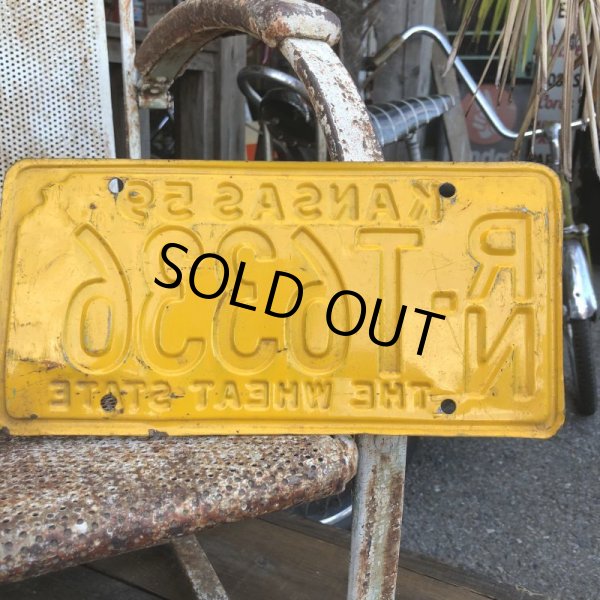 画像2: 50s Vintage License Plates RN T6336 (B529)  (2)