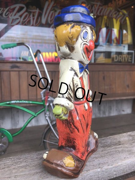 画像2: Vintage Two Face Circuc Hobo Clown Ceramic Bank (B533) (2)