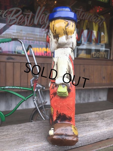 画像5: Vintage Two Face Circuc Hobo Clown Ceramic Bank (B533) (5)