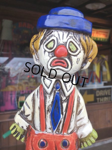 画像7: Vintage Two Face Circuc Hobo Clown Ceramic Bank (B533) (7)