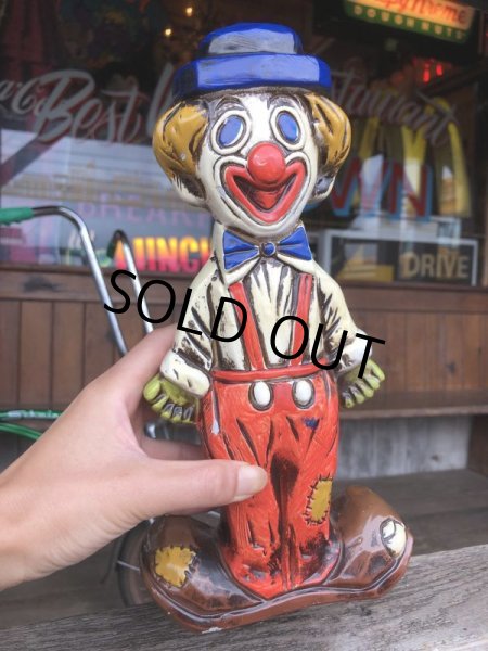 画像11: Vintage Two Face Circuc Hobo Clown Ceramic Bank (B533) (11)
