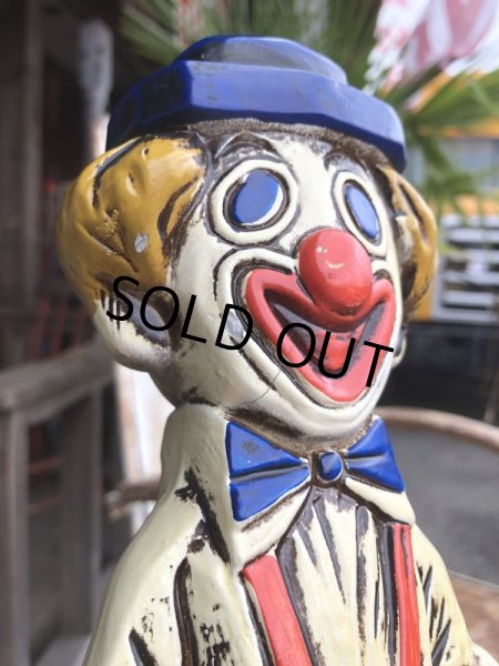 画像8: Vintage Two Face Circuc Hobo Clown Ceramic Bank (B533) (8)