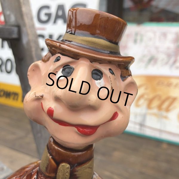 画像7: Vintage Hobo Drunken Man Decanter Bottle (B492) (7)