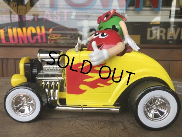 画像2: Vintage M&M's Dispenser HOT ROD (B495)  (2)