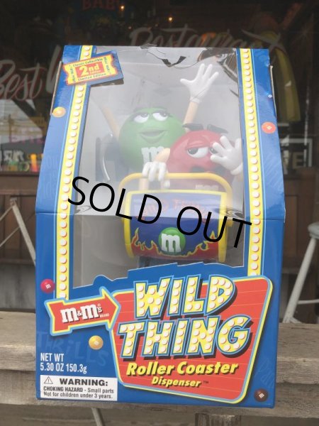 画像1: Vintage M&M's Dispenser Wild Thing Roller Coaster (B503)  (1)