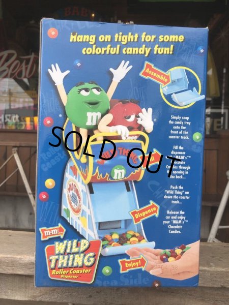 画像2: Vintage M&M's Dispenser Wild Thing Roller Coaster (B503)  (2)