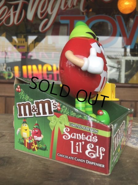 画像2: Vintage M&M's Dispenser Santa's Lil' Elf (B501)  (2)