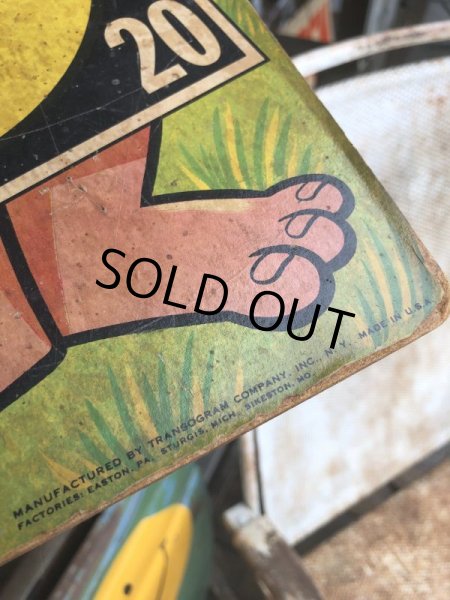 画像6: 60s Vintage Fred Dart Game Target Board (B514)  (6)