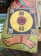 画像8: 60s Vintage Fred Dart Game Target Board (B514)  (8)