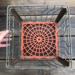 画像3: Vintage Wire Metal Milk Crate HOME JUICE MP72 (B520)  (3)