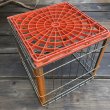 画像4: Vintage Wire Metal Milk Crate HOME JUICE MP72 (B520)  (4)