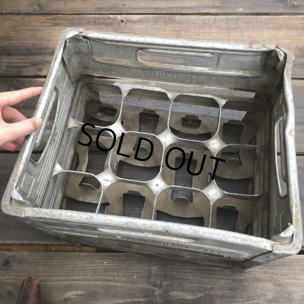 画像5: Vintage Metal Milk Crate (B515)  (5)