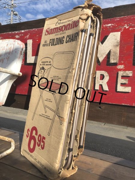画像16: Vintage Samsonite Folding Chair SET (B520) (16)
