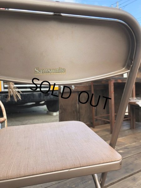 画像14: Vintage Samsonite Folding Chair SET (B520) (14)