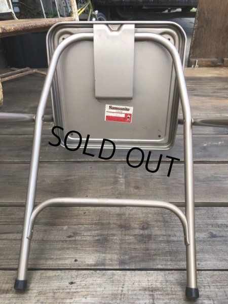 画像13: Vintage Samsonite Folding Chair SET (B520) (13)