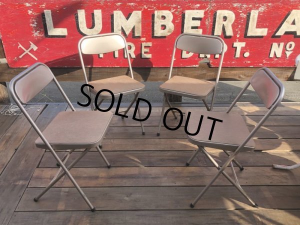 画像2: Vintage Samsonite Folding Chair SET (B520) (2)