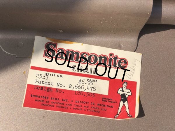 画像7: Vintage Samsonite Folding Chair SET (B520) (7)