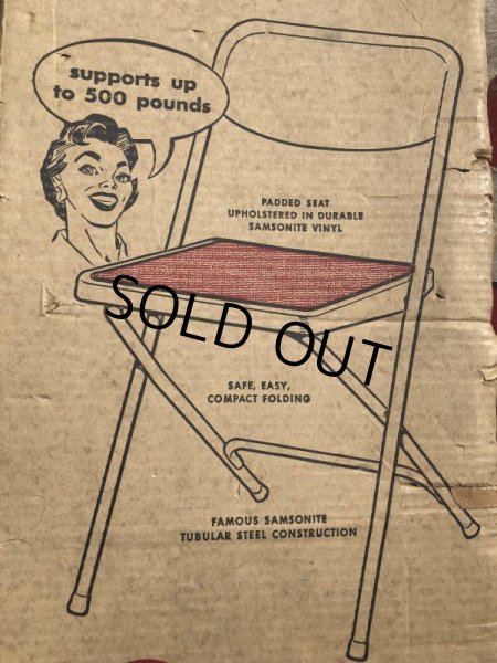 画像20: Vintage Samsonite Folding Chair SET (B520) (20)