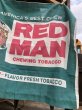 画像3: Vintage Red Man Chewing Tobacco Cloth Banner Sign (B522)  (3)